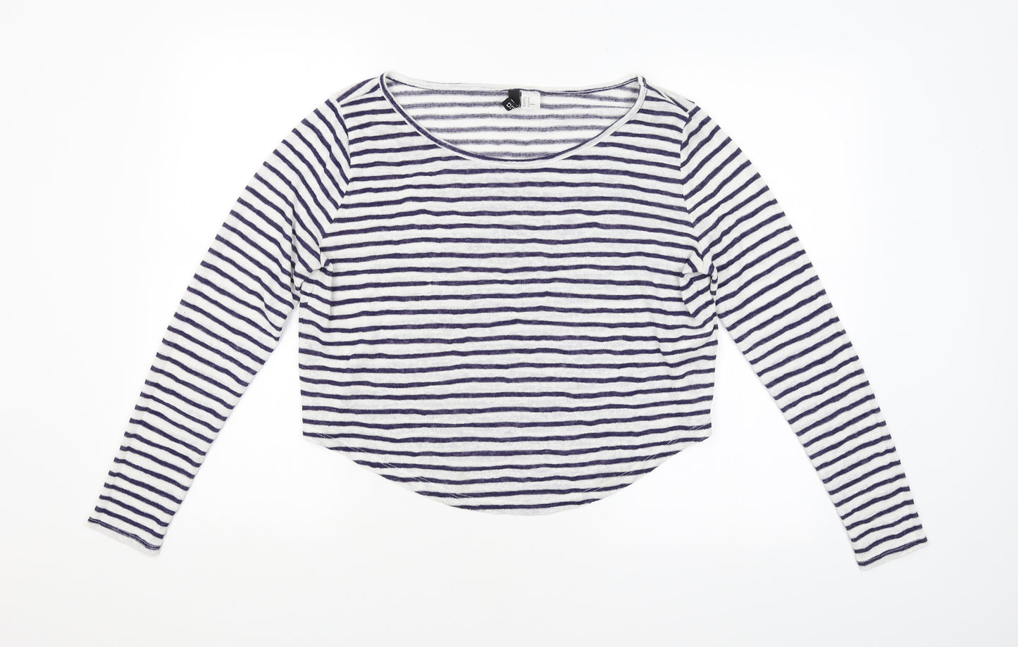 H&M Womens Multicoloured Striped  Pullover Jumper Size M