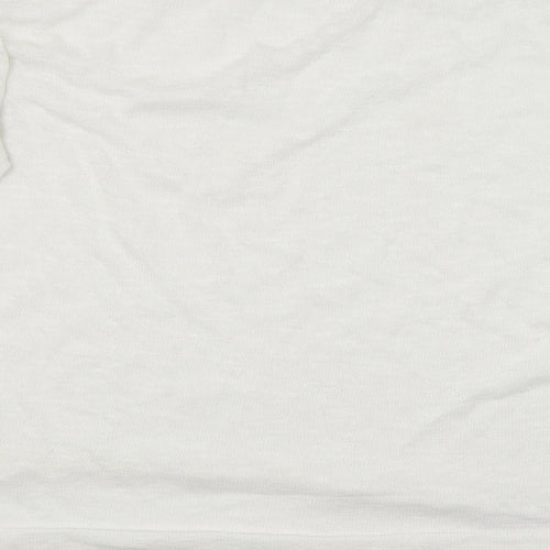 H&M Womens White   Pullover Jumper Size L