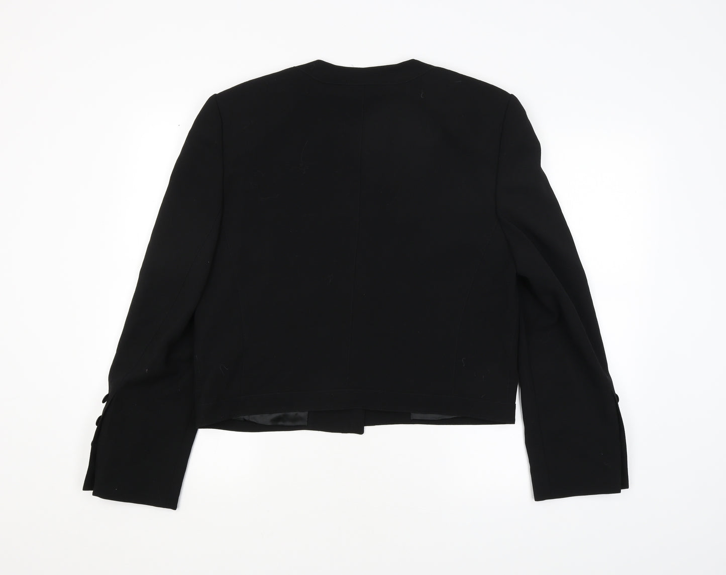 Laurel Womens Black   Basic Button-Up Size 12