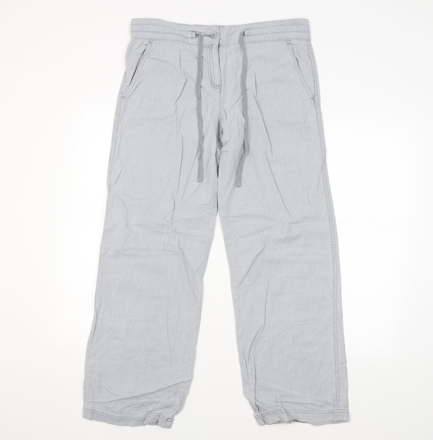 NEXT Womens Grey   Trousers  Size 12 L28 in