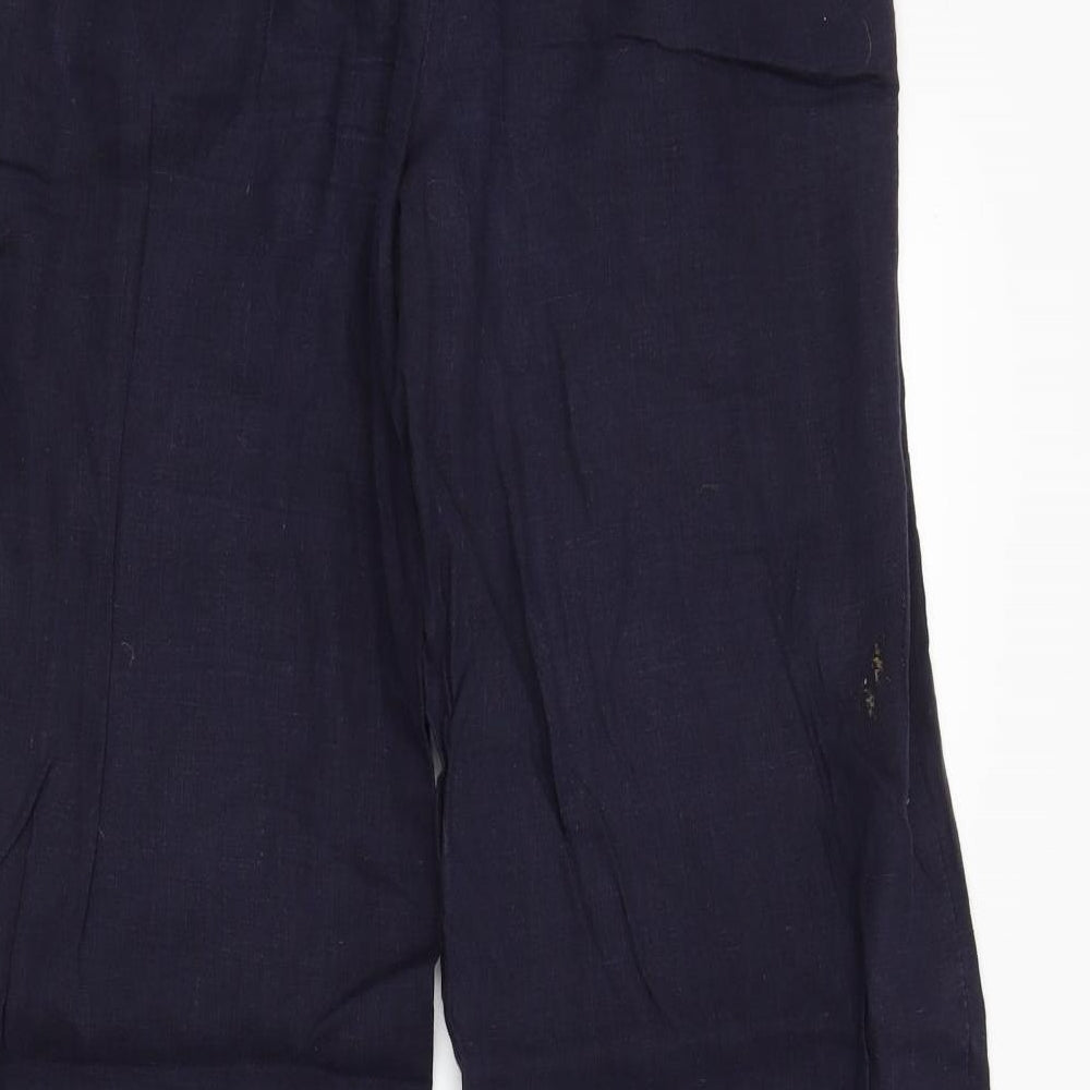 H&M Womens Blue   Bloomer Trousers Size 10 L32 in