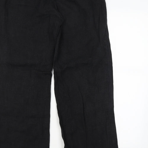 Limited Collection Womens Black   Carrot Trousers Size 14 L30 in