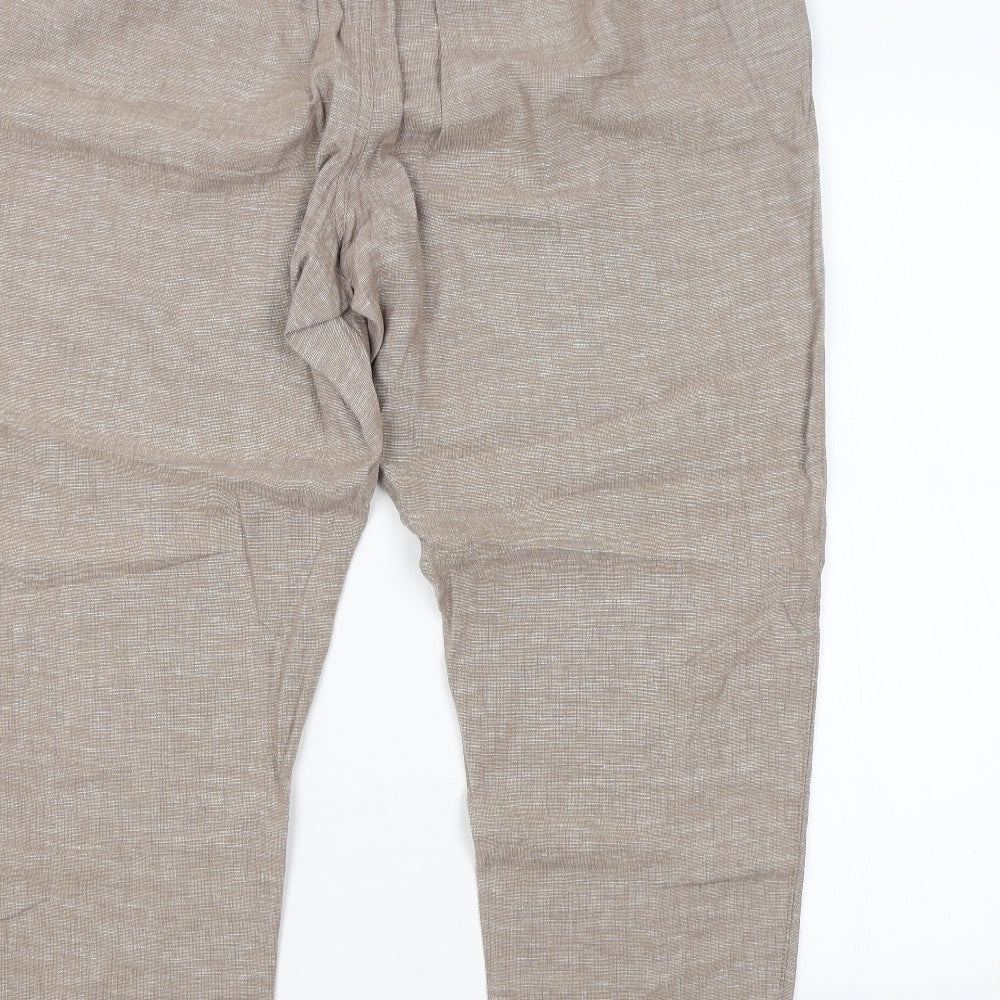 Nutmeg Womens Brown   Bloomer Trousers Size 18 L28 in