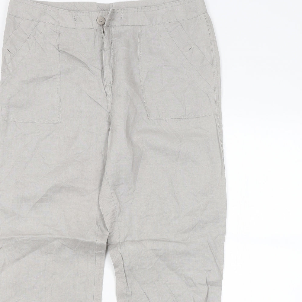 Cynthia Rowley  Womens Grey   Chino Trousers Size 16 L30 in