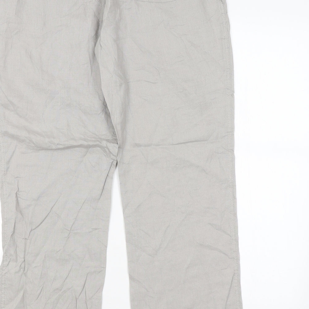 Cynthia Rowley  Womens Grey   Chino Trousers Size 16 L30 in