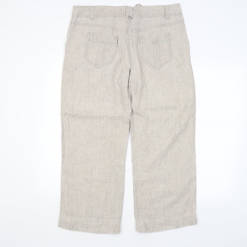 George Womens Beige   Trousers  Size 14 L28 in