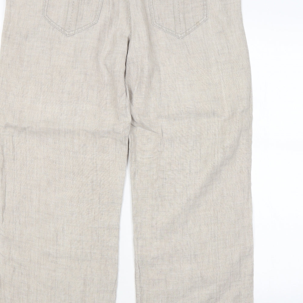 George Womens Beige   Trousers  Size 14 L28 in