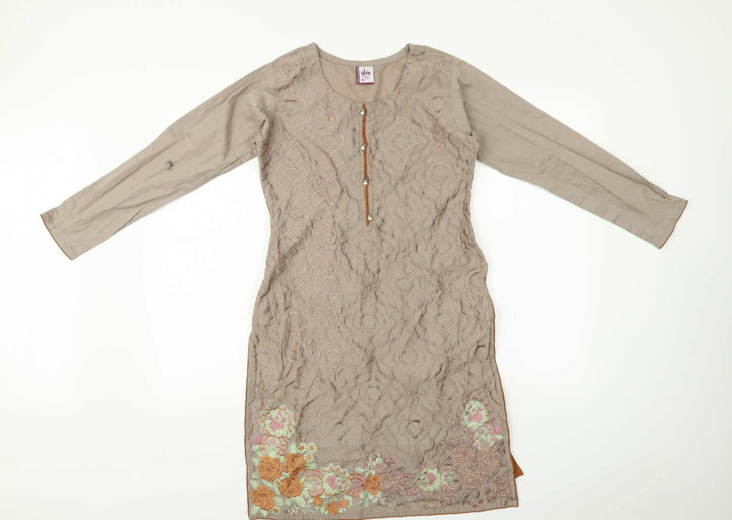 rmaw Womens Multicoloured Floral  Tunic T-Shirt Size M