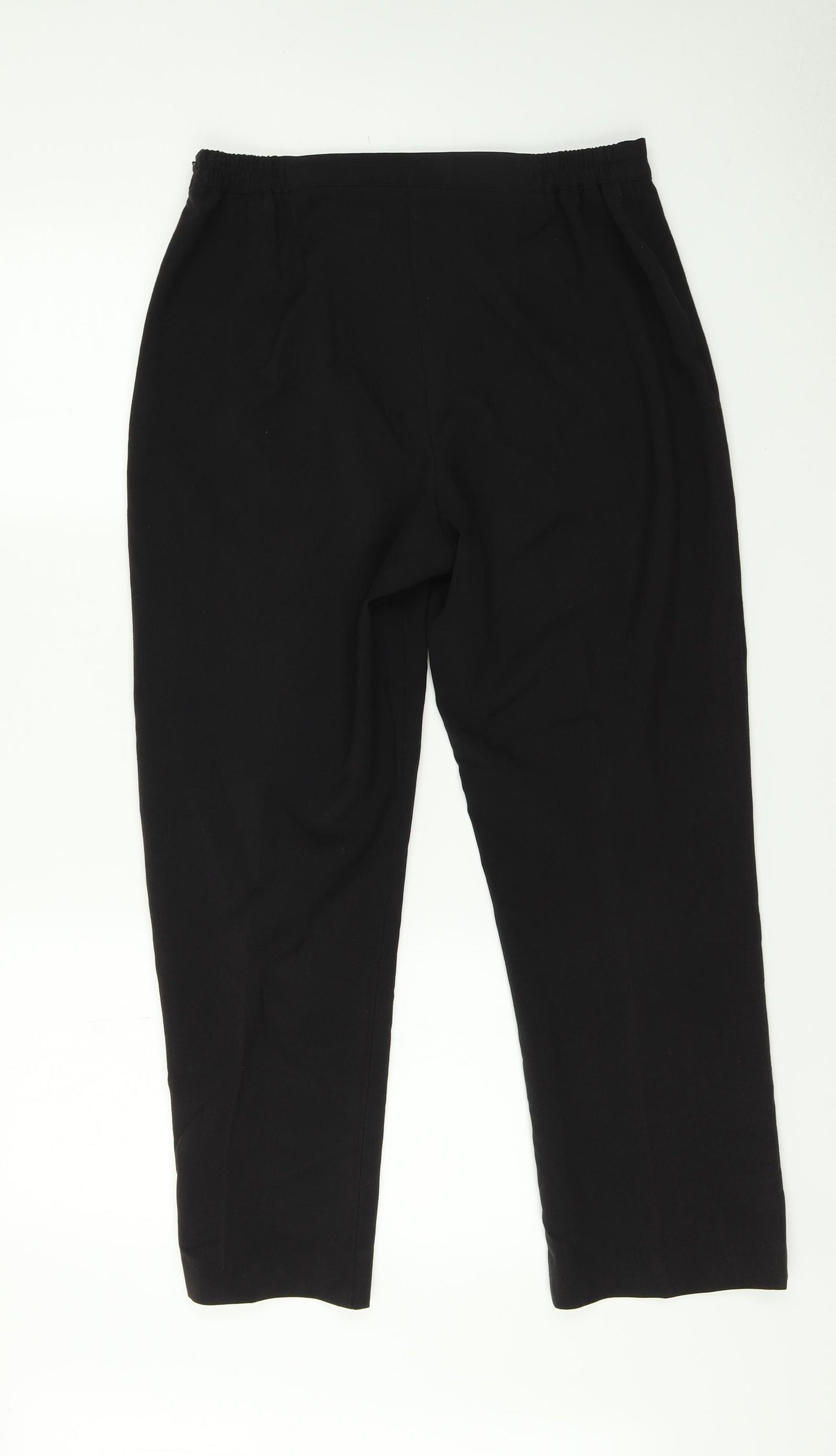 Classics Womens Black   Trousers  Size 12 L27 in