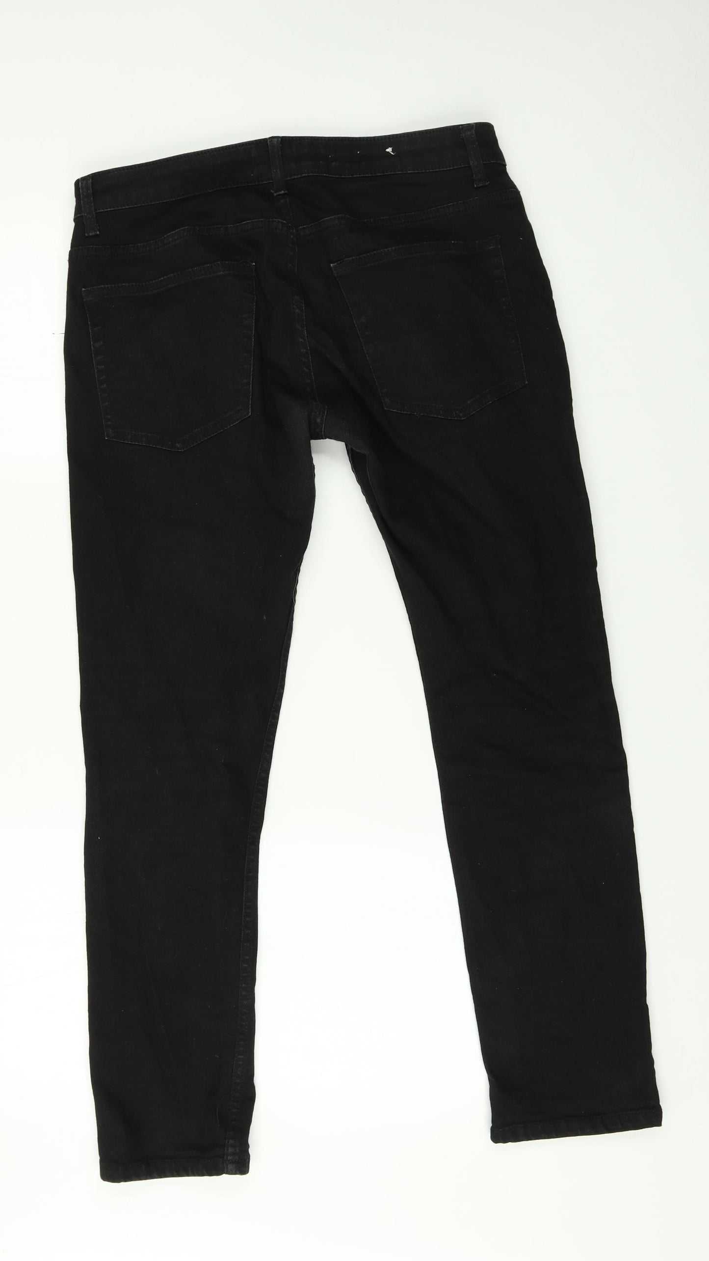 Topman Mens Black   Skinny Jeans Size 32 L29 in