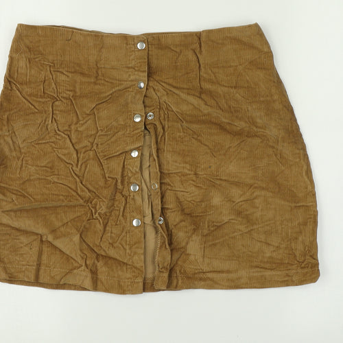 Select Womens Brown   Mini Skirt Size 10