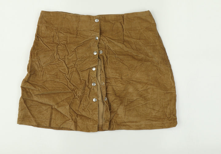 Select Womens Brown   Mini Skirt Size 10