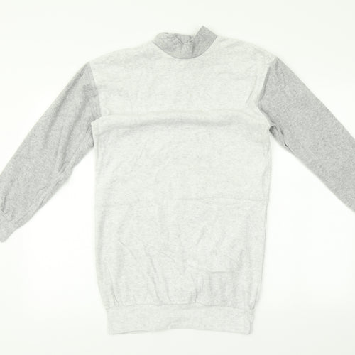 Atmosphere Womens Grey Solid   Nightshirt Size 6