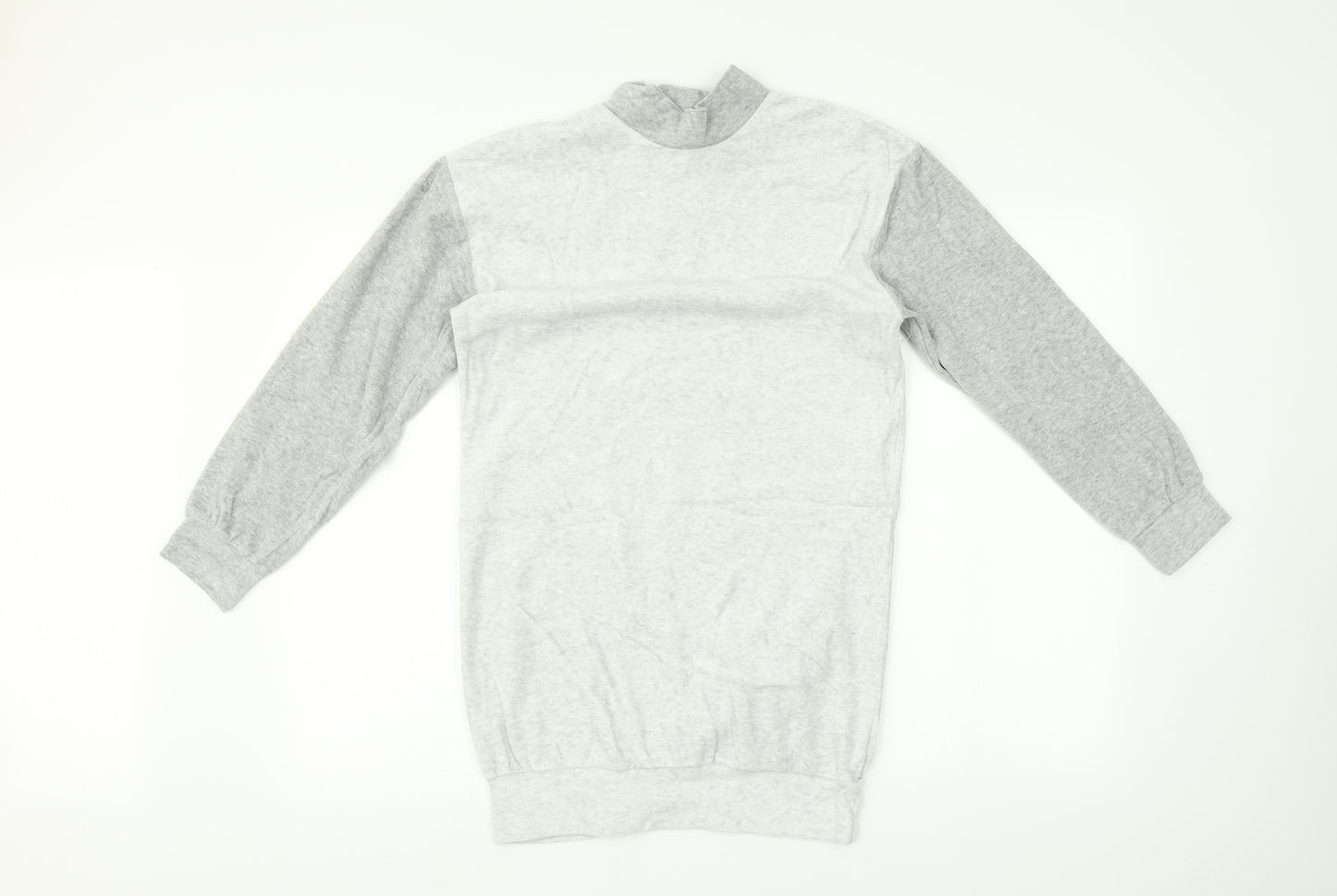 Atmosphere Womens Grey Solid   Nightshirt Size 6