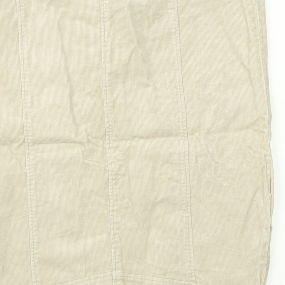 Evie Womens Beige   Straight & Pencil Skirt Size 14