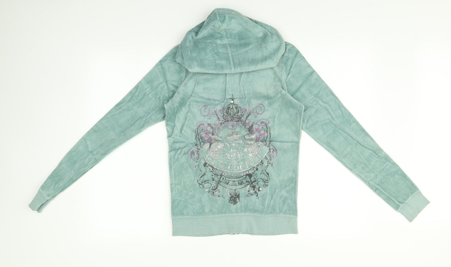 Juicy Couture Womens Blue   Full Zip Hoodie Size M