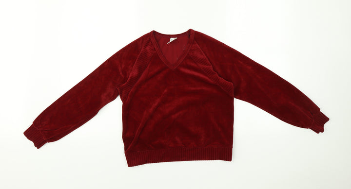 BHS Womens Red Pullover Sweatshirt Size S