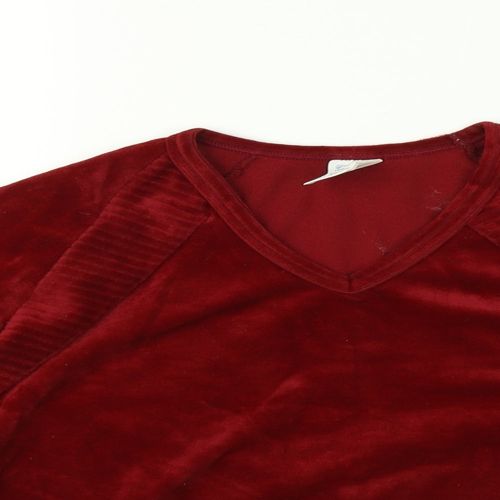 BHS Womens Red   Pullover Sweatshirt Size S