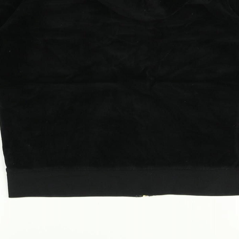 Juicy Couture Womens Black   Full Zip Hoodie Size S