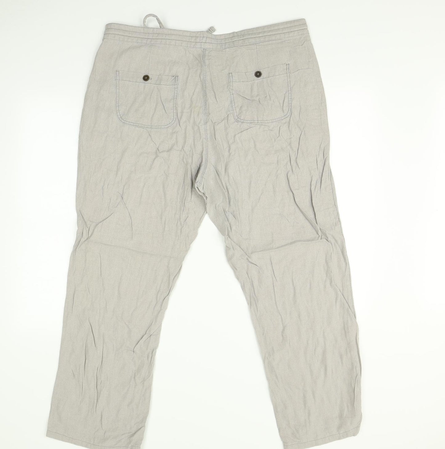 Collection Womens Grey   Trousers  Size 16 L28 in