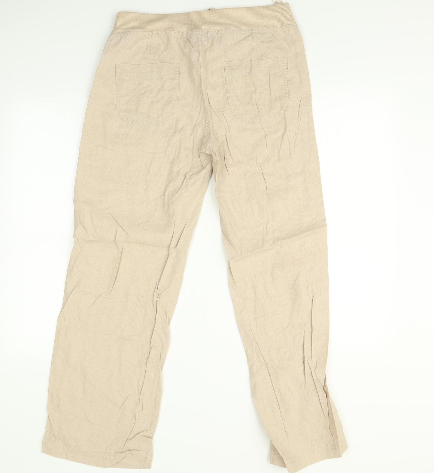 Classic Womens Beige   Trousers  Size 12 L29 in