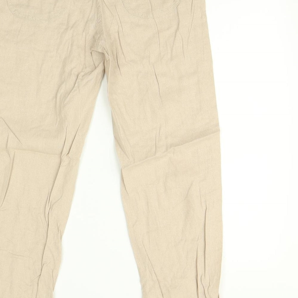 Classic Womens Beige   Trousers  Size 12 L29 in