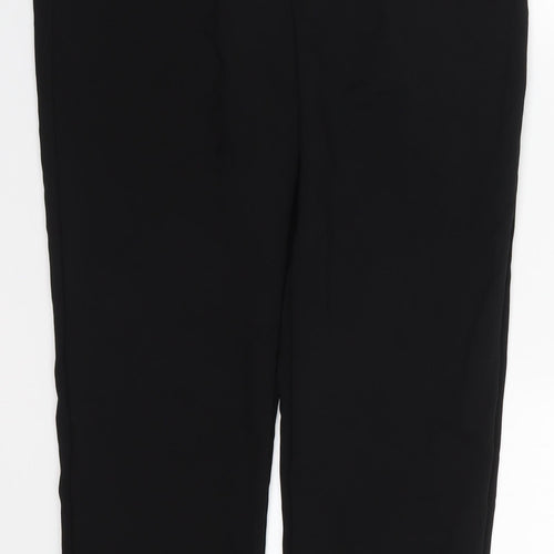 Papaya Womens Black   Trousers  Size 12 L27.5 in