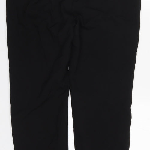 Papaya Womens Black   Trousers  Size 12 L27.5 in