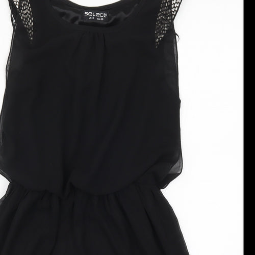 Select Womens Black   Mini  Size 8