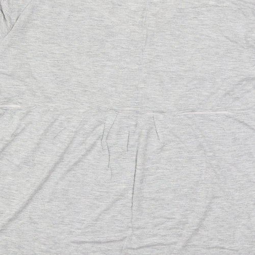 Ellen Tracy Womens Grey   Basic T-Shirt Size L
