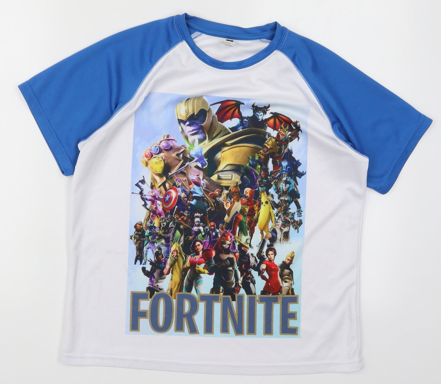 Roly Boys Blue   Basic T-Shirt Size 16 Years  - Fortnite