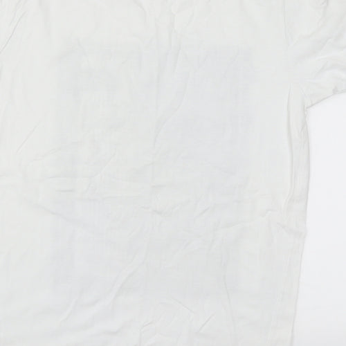 Primark Boys White   Basic T-Shirt Size 12-13 Years  - Legend