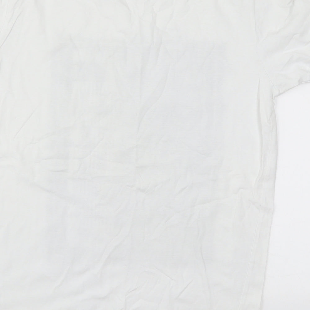 Primark Boys White   Basic T-Shirt Size 12-13 Years  - Legend