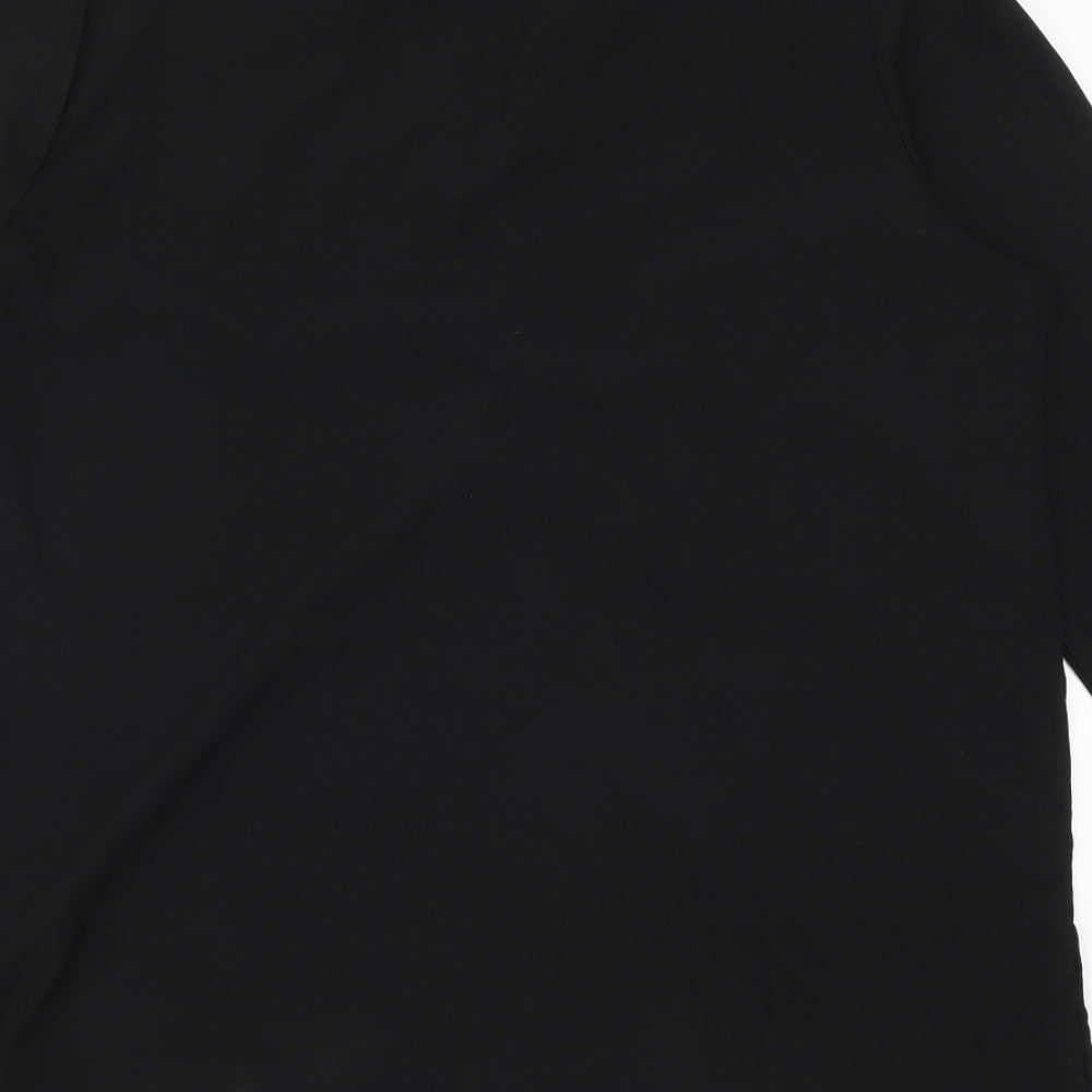 Pep & Co Womens Black   Basic Blouse Size 16
