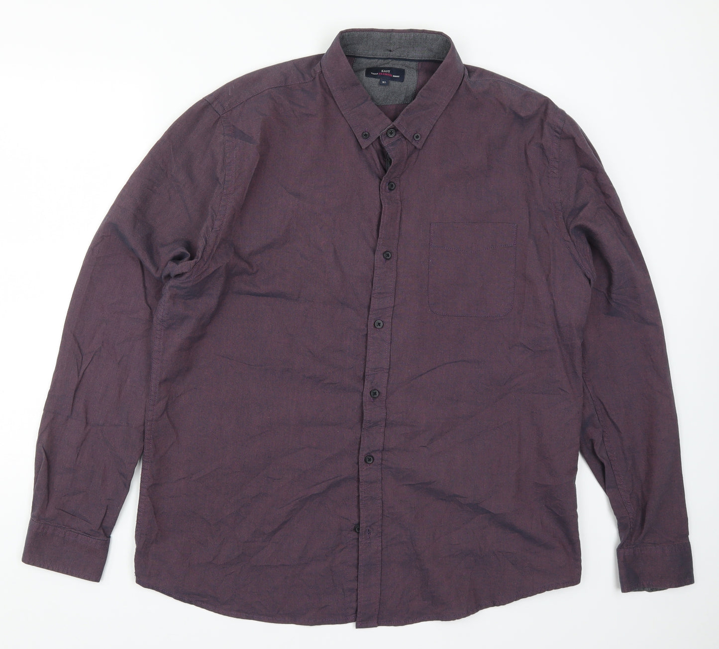 Matalan Mens Purple    Button-Up Size XL