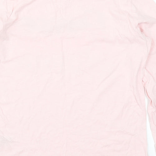Pep&C Girls Pink Solid  Top Pyjama Top Size 11-12 Years  - Dance Dance Dance
