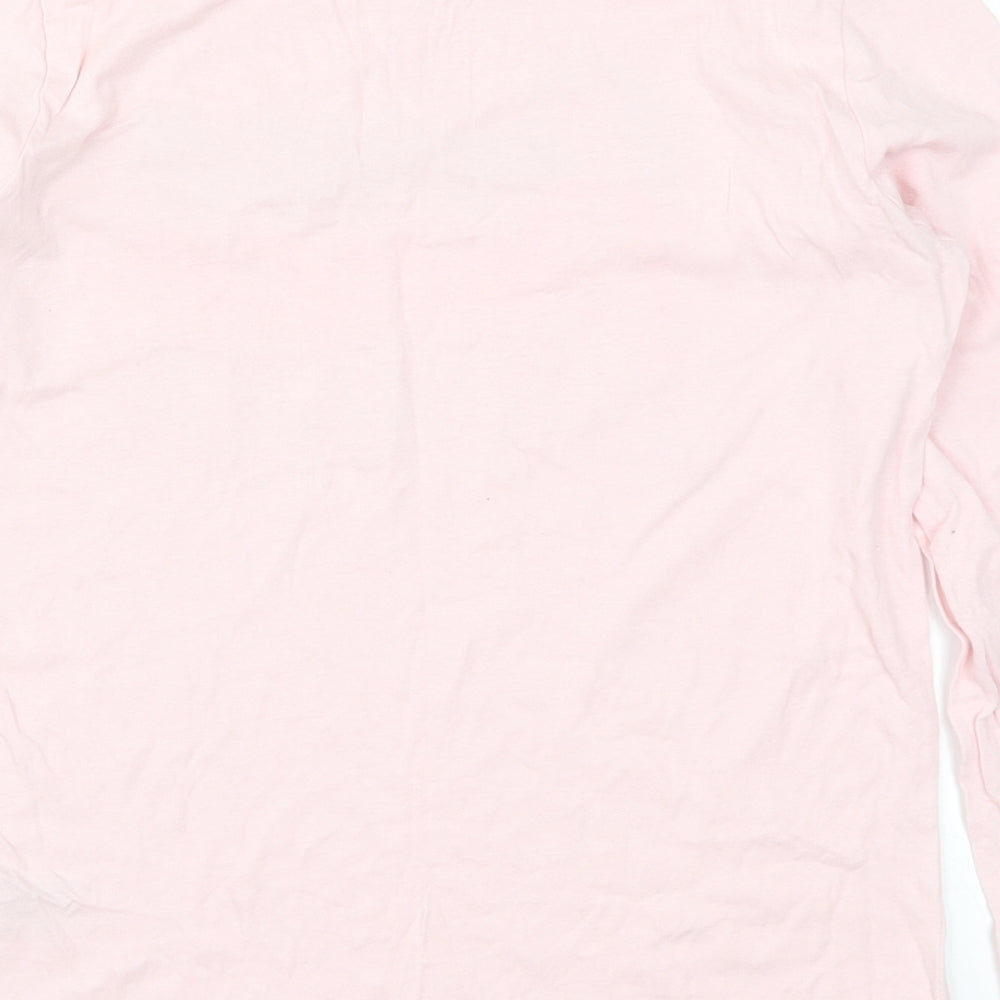 Pep&C Girls Pink Solid  Top Pyjama Top Size 11-12 Years  - Dance Dance Dance