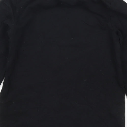 Crane Boys Black   Basic T-Shirt Size 7-8 Years