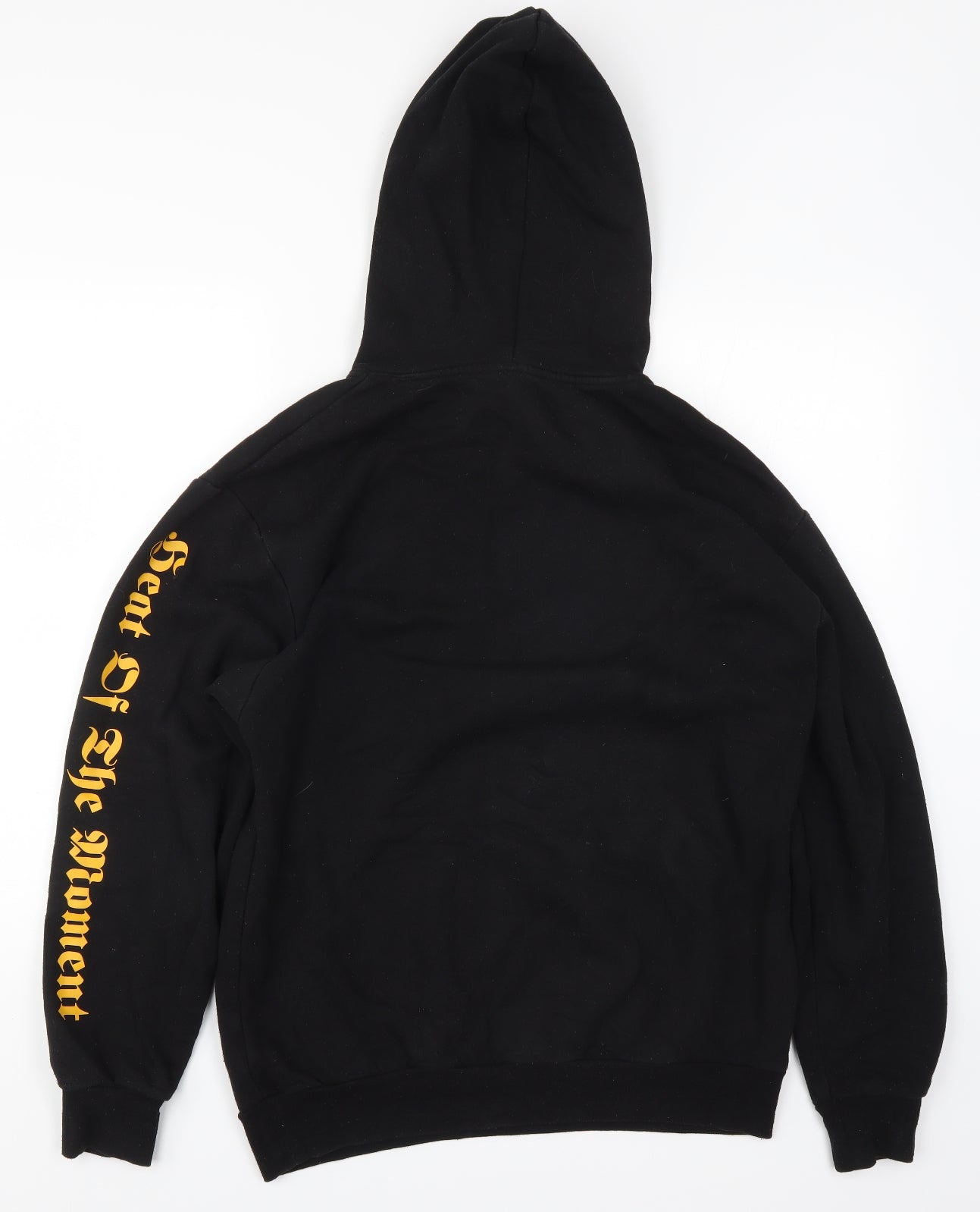 H&M Mens Black   Pullover Hoodie Size M  - Seat of the Moment