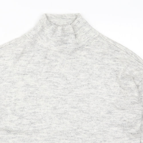 New Look Womens Grey  Knit Pullover Jumper Size S