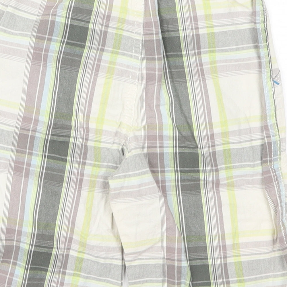 Disney Boys Green Check  Capri Trousers Size 3 Years - 68
