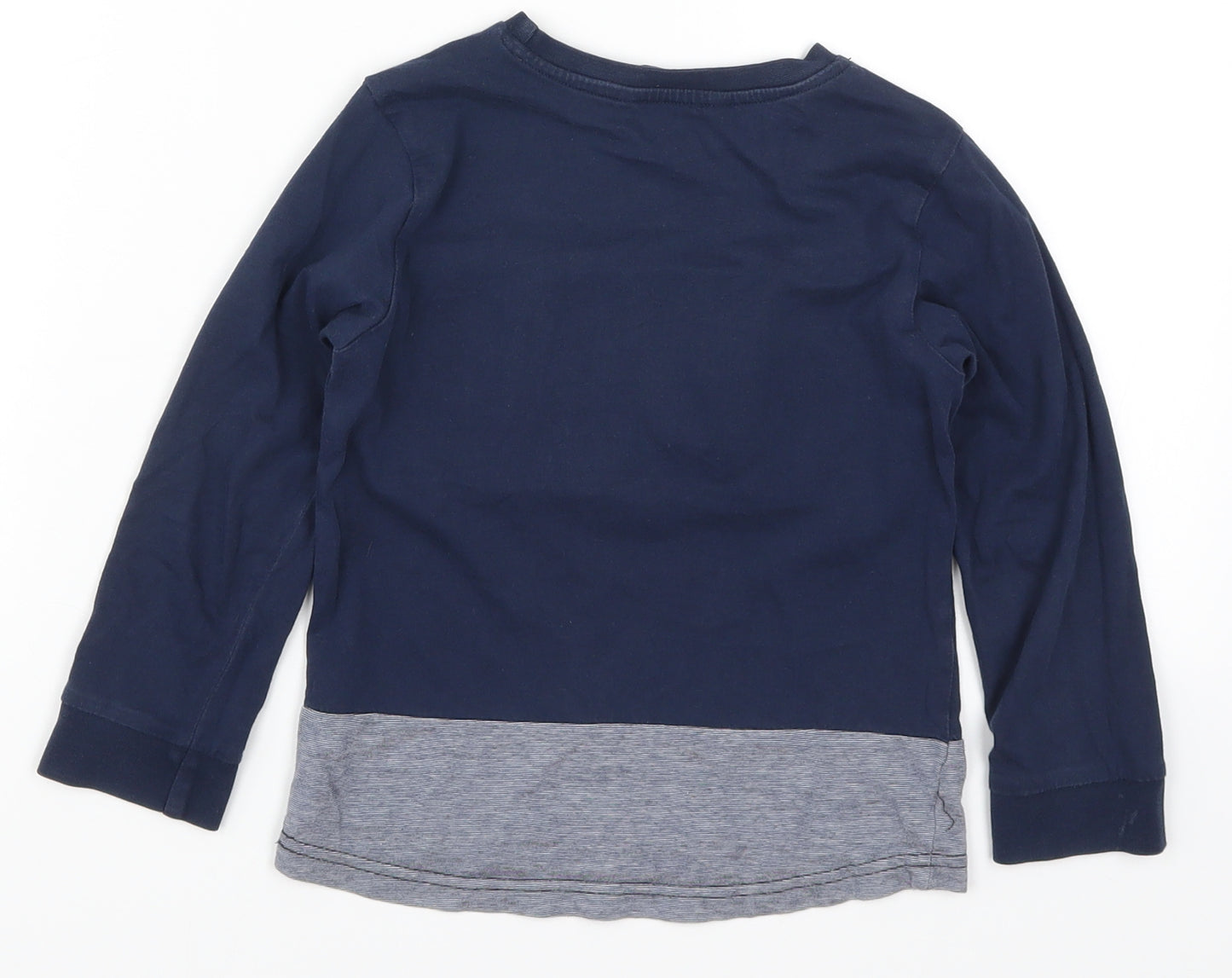 George Boys Blue   Basic T-Shirt Size 3-4 Years  - Dude