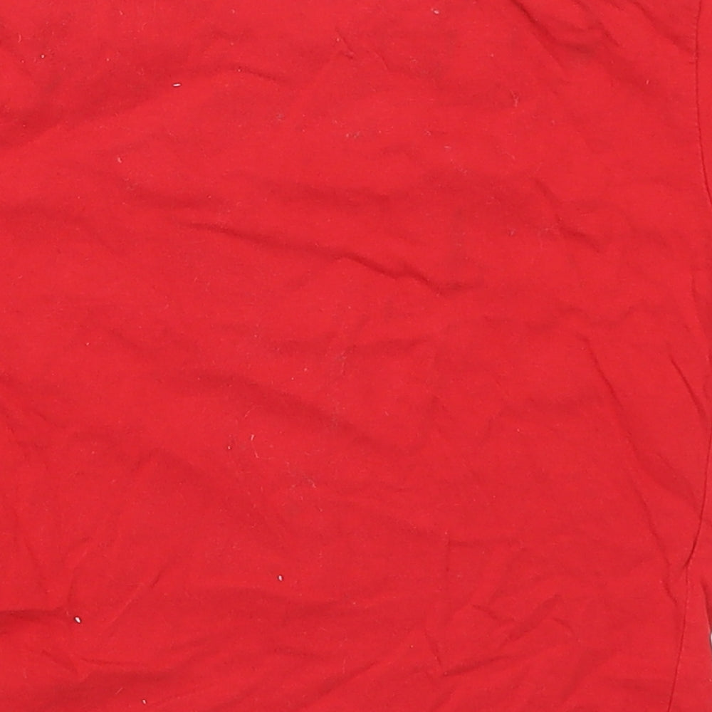 Primark Boys Red   Basic T-Shirt Size 2-3 Years  - Football Legend