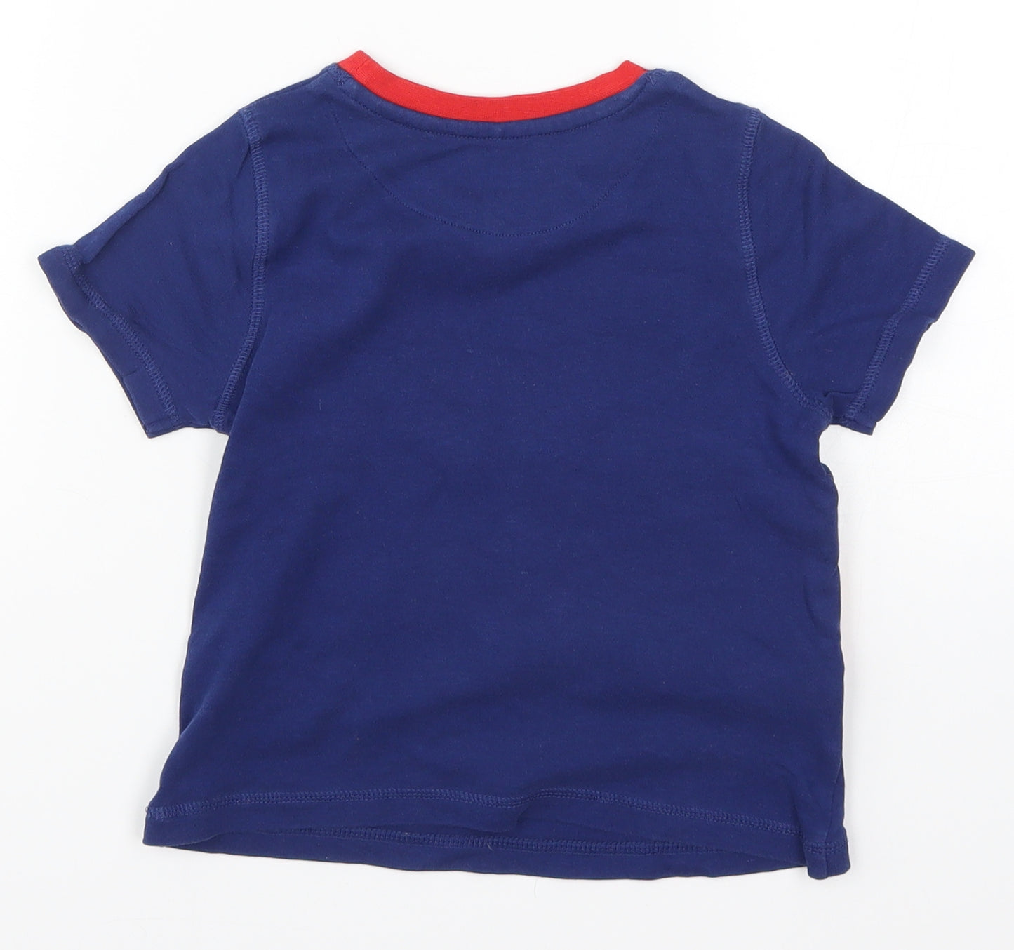 George Boys Blue   Basic T-Shirt Size 3-4 Years  - Fire Engine