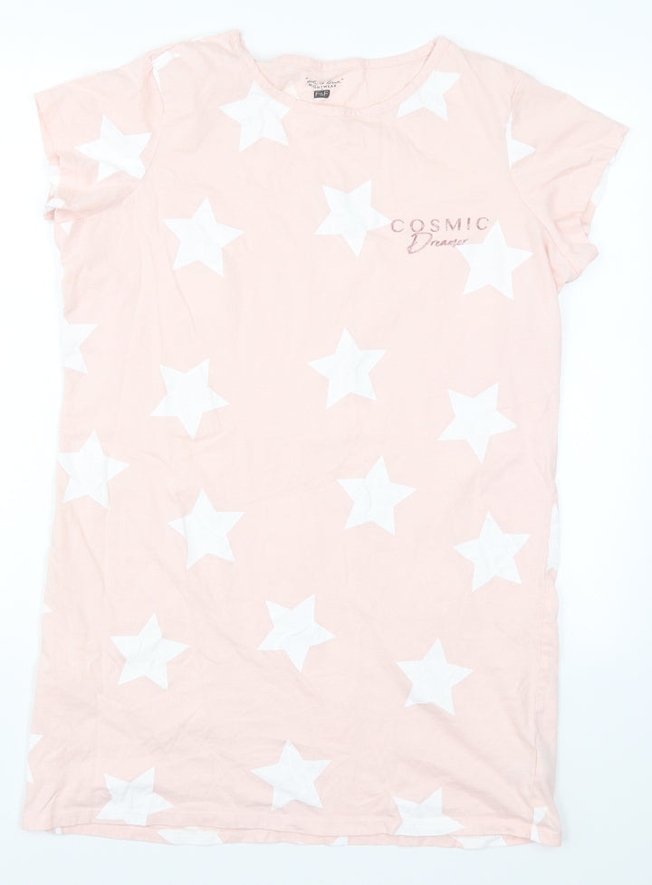F&F Womens Pink Geometric Top Dress Size 12 - Cosmic Dreamer Stars