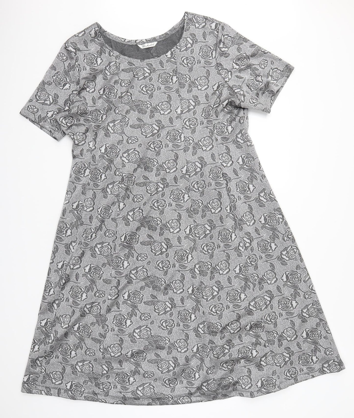 Berkertex Womens Red Floral  A-Line  Size 24