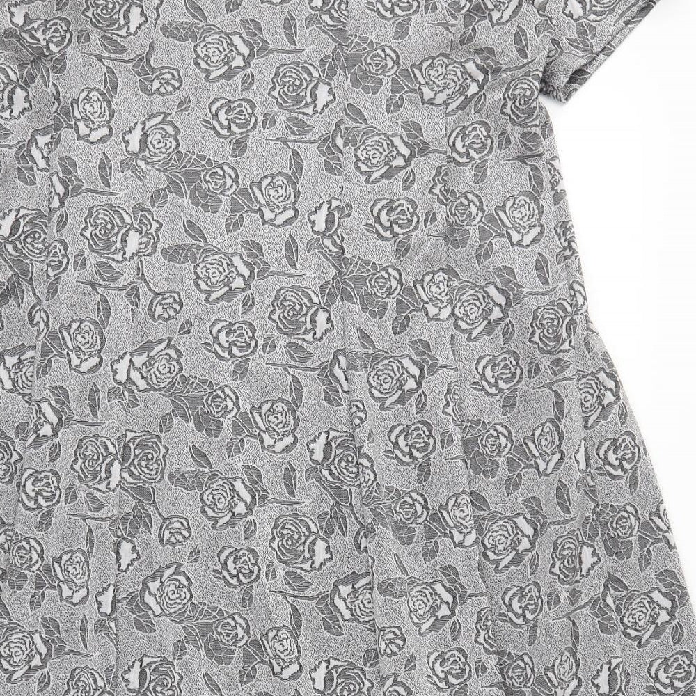 Berkertex Womens Red Floral  A-Line  Size 24