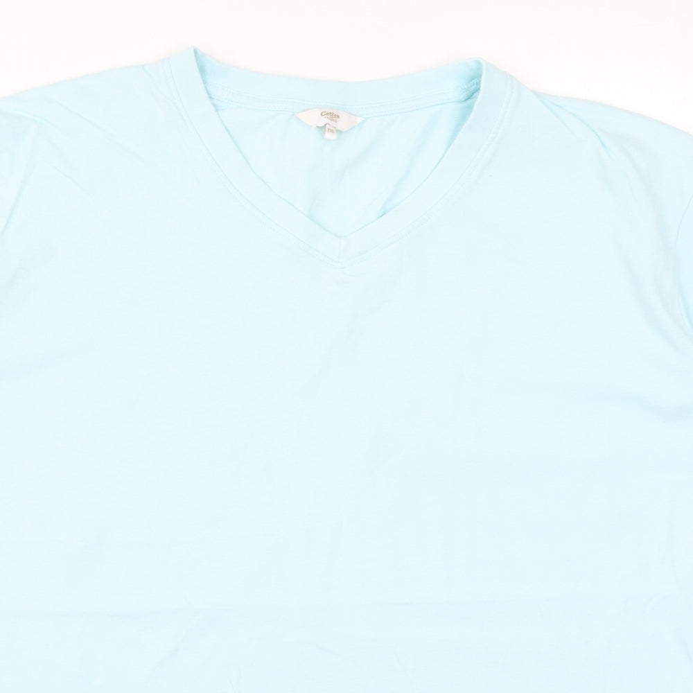 Cotton Traders Mens Blue    T-Shirt Size 2XL