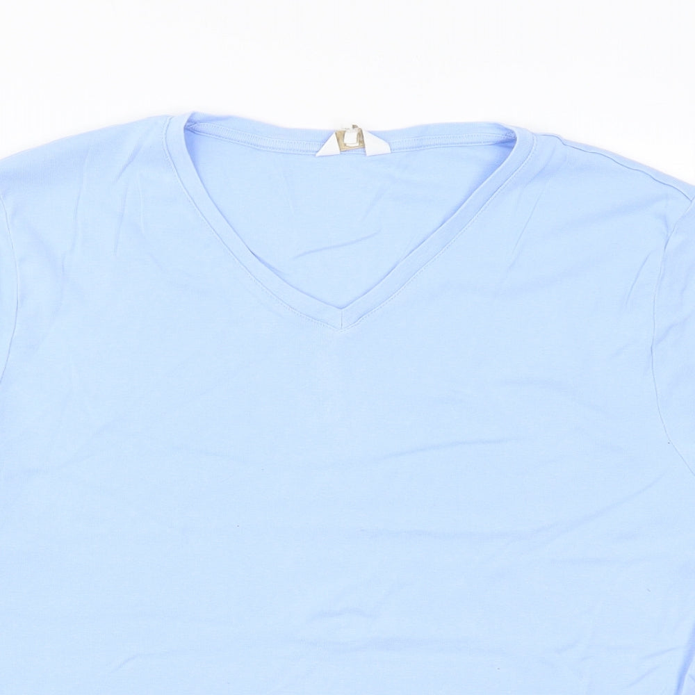 Cotton Traders Womens Blue   Basic T-Shirt Size 26