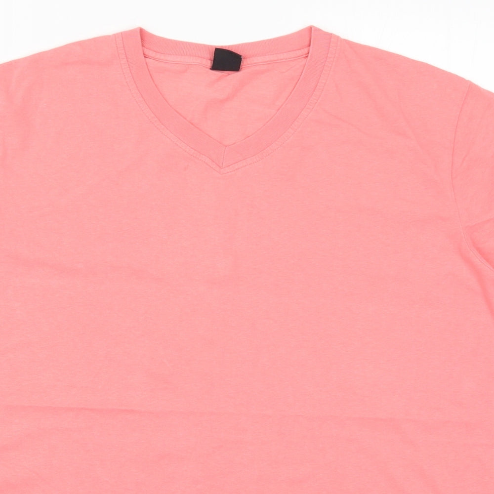 Cotton Traders Mens Pink    T-Shirt Size XL